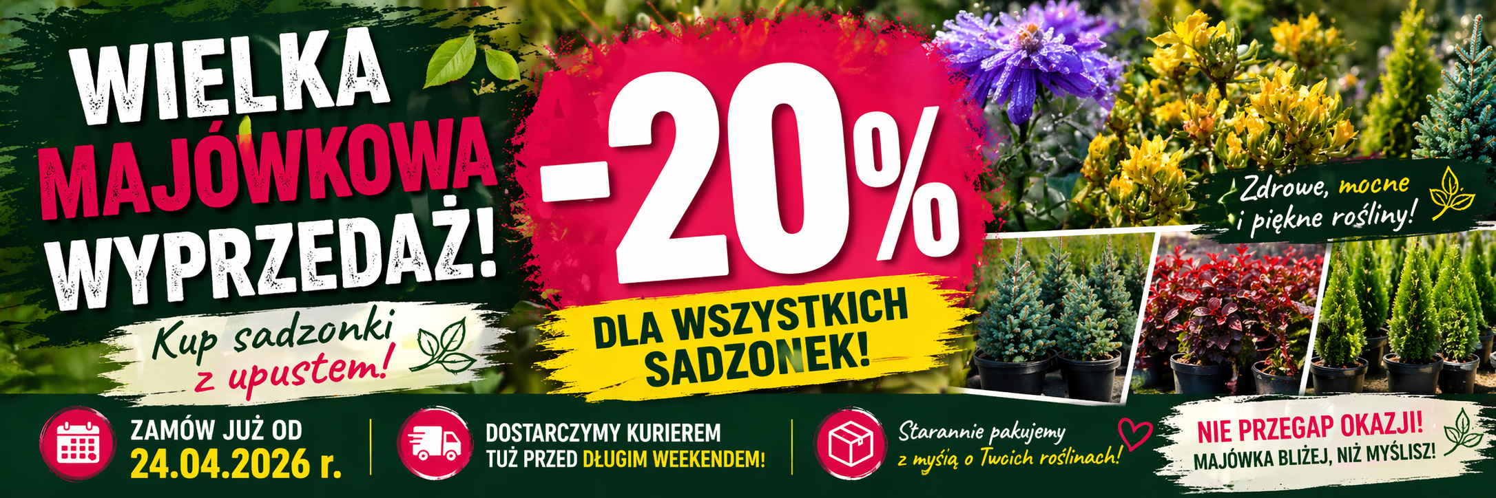 Majówka z roślinami