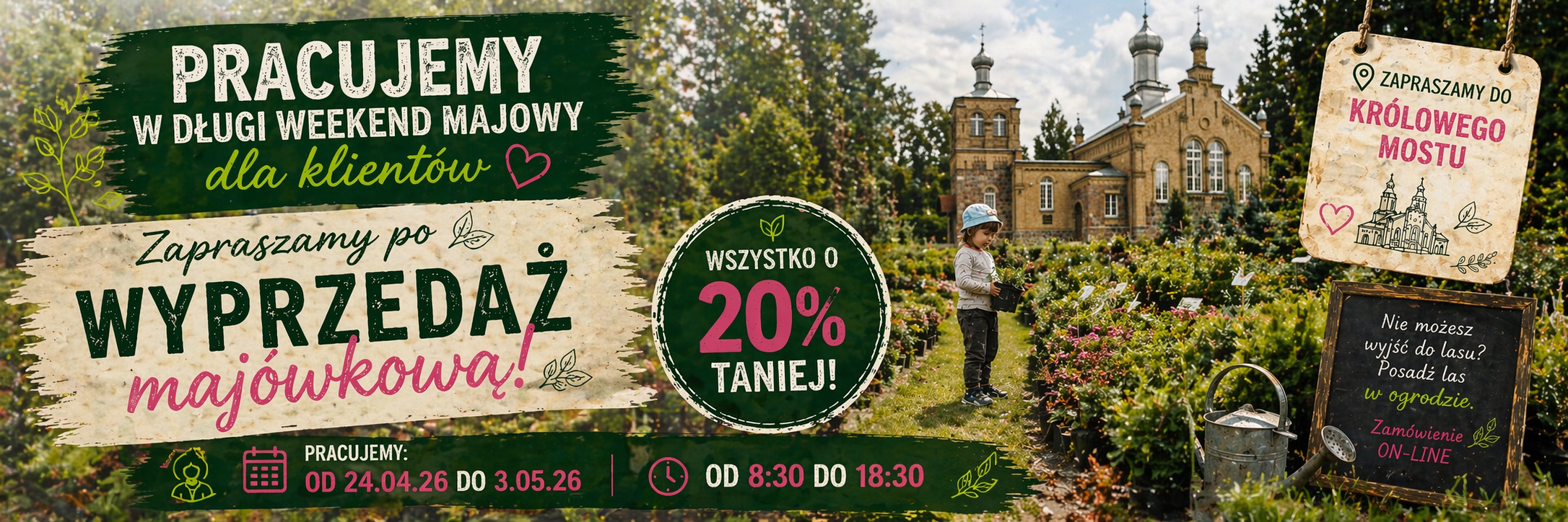 Pracujemy w długi weekend