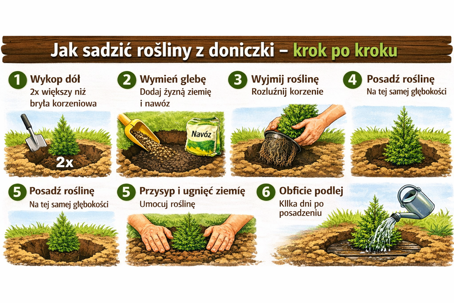 Jak sadzić rośliny ?